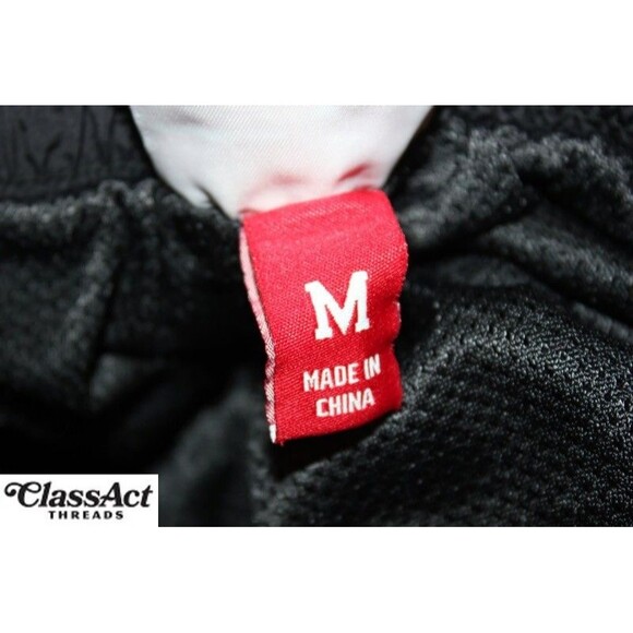 Mitchell & Ness NBA Finals 1996 Chicago Bulls Nylon shorts Medium M Black - Picture 5 of 8